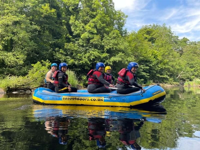 Llangollen: River Dee Whitewater Rafting Adventure - Whitewater Active first, then a short coach ride to the river