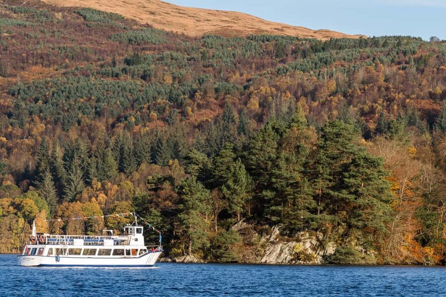 Loch Katrine – National Park Autumn/Winter Wonderland Cruise - Live captain commentary: how the cruise becomes more than scenery