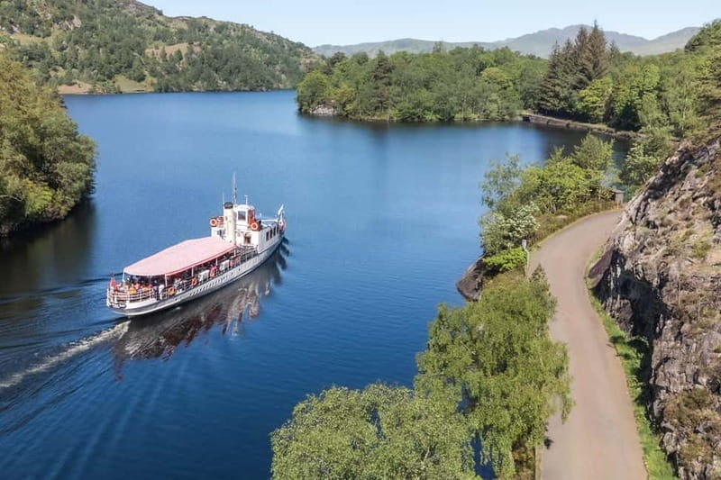 Loch Katrine – National Park Scenic Steamship Cruise - The route that actually matters: Trossachs Pier to Stronachlachar and back