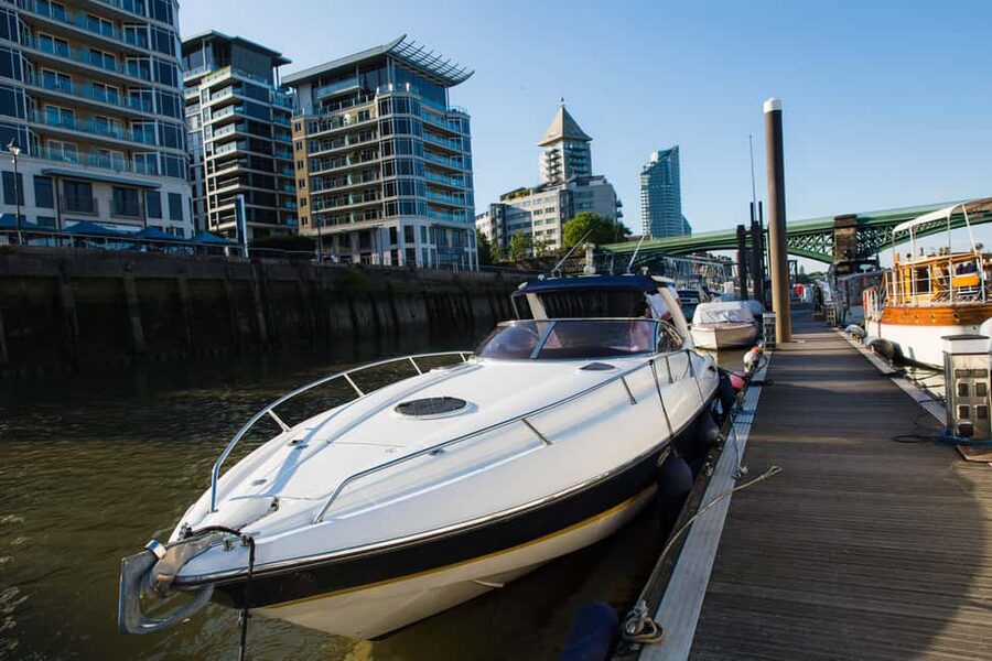 London: 2 hour private luxury Thames boat cruise / hire - Tower of London and Tower Bridge, plus HMS Belfast nearby