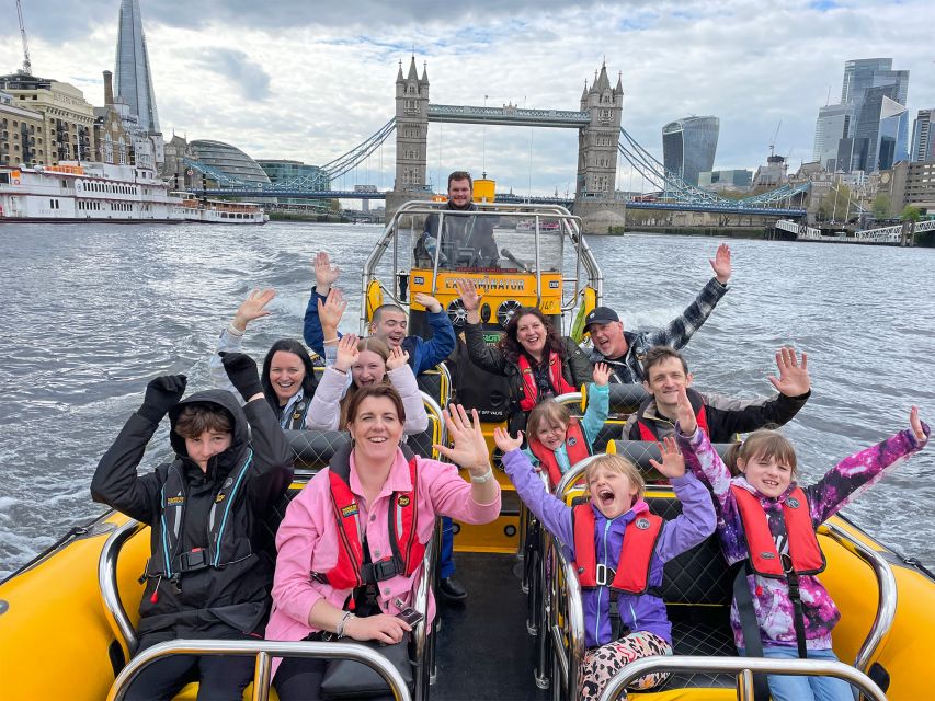 London: 20-Minute Tower RIB Blast from Tower Pier - Bond-Style Speed From Tower Millennium Pier