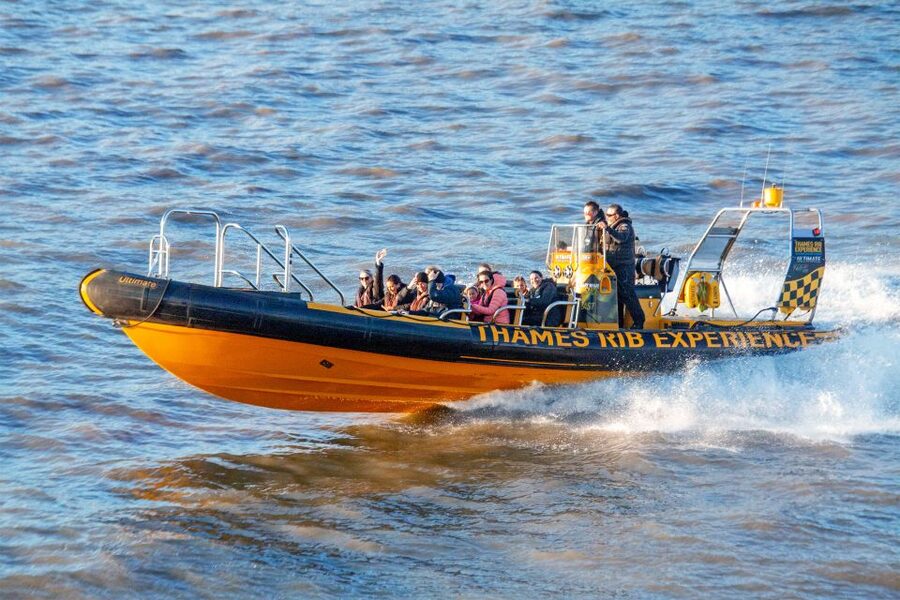 London: 20-Minute Tower RIB Blast from Tower Pier - Tower Bridge Photo Stop, Then the Thrill Hits