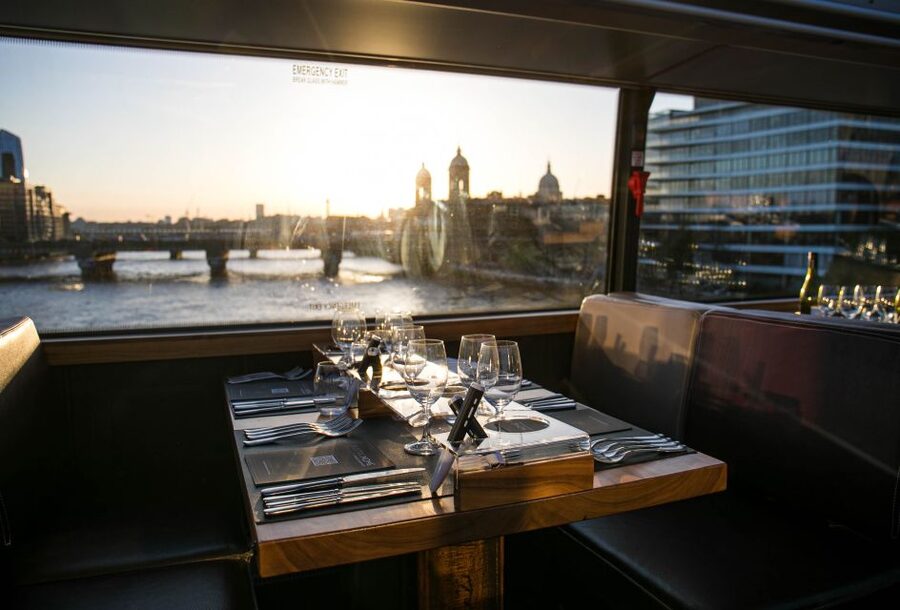 London: 4 Course Lunch Tour by Luxury Coach Bustronome - Getting In at Victoria Embankment, Bus Stop 40B