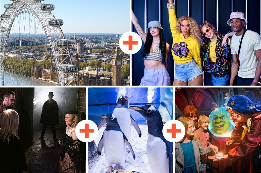 London: 5 Top Attractions Pass with Madame Tussauds - DreamWorks Tours: Shrek’s Adventure, the laughs between the scares
