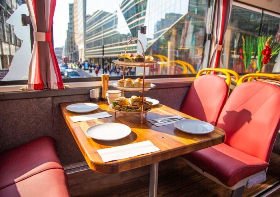 London: Afternoon Tea Bus with a Glass of Prosecco - Service style on board: hosts, drivers, and the no-live-guide reality