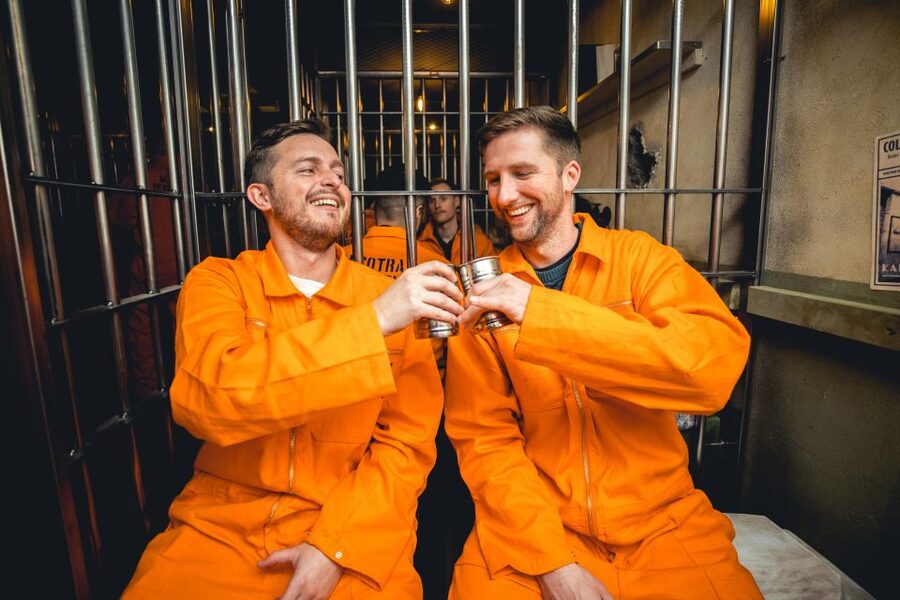 London: Alcotraz Immersive Prison Cocktail Experience Ticket - The storyline: The Warden, Guards, and Inmate Cassidy