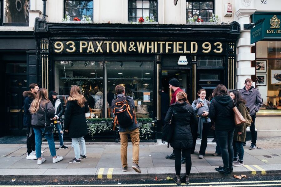 London: Cheese Walking Tour with Tastings - Starting at Green Park, then getting your bearings fast