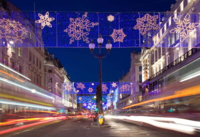 London Christmas Lights Tour by Vintage Bus Open Top