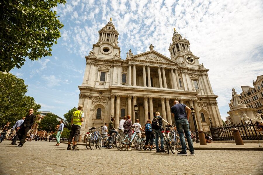 London: Classic Gold 3.5-Hour Bike Tour - St. Paul’s Cathedral and the Thames finish back to Kennington