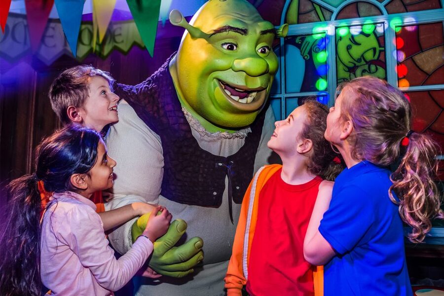 London: DreamWorks Shrek's Adventure Tour - Madagascar circus, Kung Fu with Po, and the Hidden World