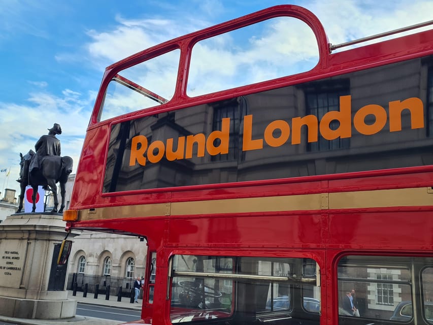 London: Guided Sightseeing Tour on a Vintage Open-Top Bus - Key points to know before you ride