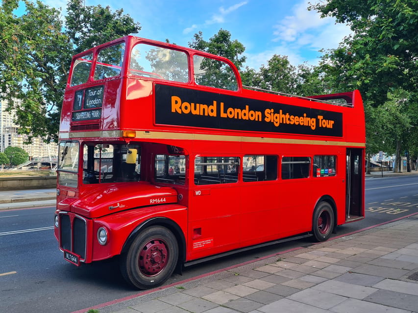 London: Guided Sightseeing Tour on a Vintage Open-Top Bus - Why you should take the open-top route on a 1.5-hour timetable