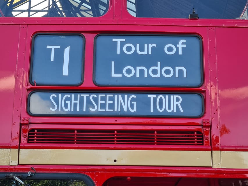 London: Guided Sightseeing Tour on a Vintage Open-Top Bus - Comfort and practical tips for a classic bus ride