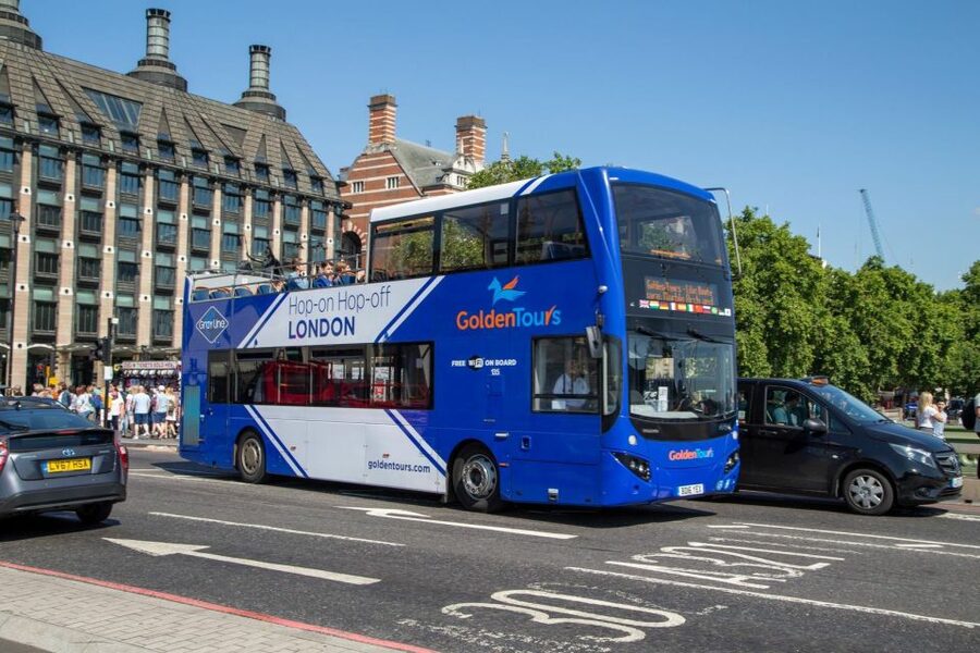 London: Panoramic Open-Top Bus Tour - Meet at the London Eye, then settle in fast