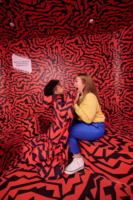 London: Paradox Museum Entry Ticket - Castle Room, Paradox Sofa, and the fun of getting turned around