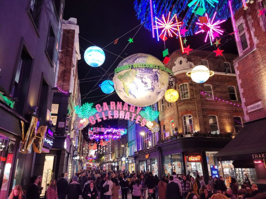 London: Private Christmas Lights and Markets Walking Tour - Regent Street and Oxford Street: where the lights become a full street show