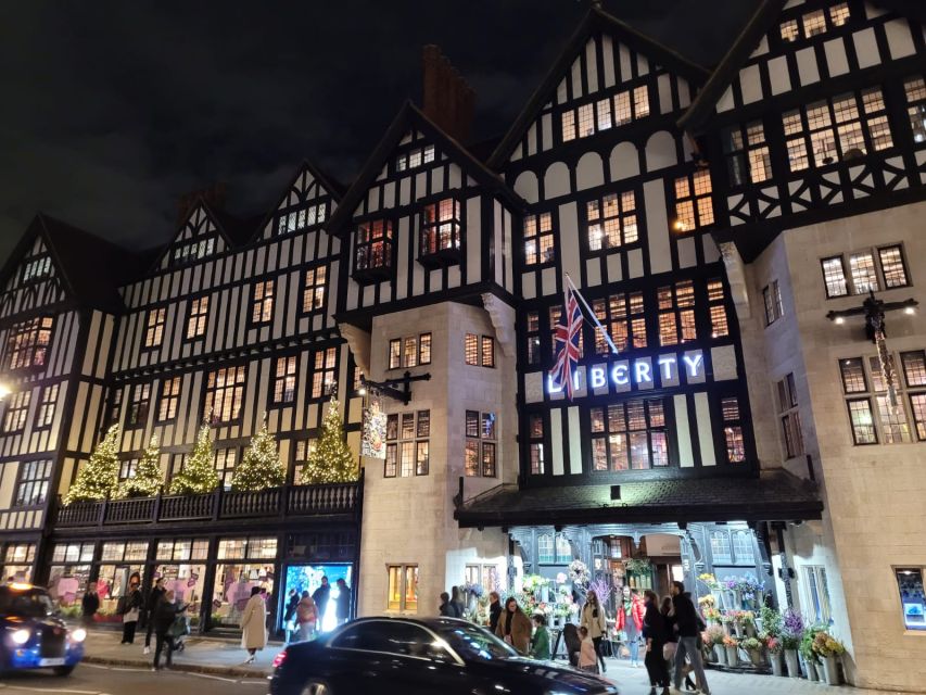 London: Private Christmas Lights and Markets Walking Tour - The optional store stops: Fortnum, Hatchards, and Liberty windows