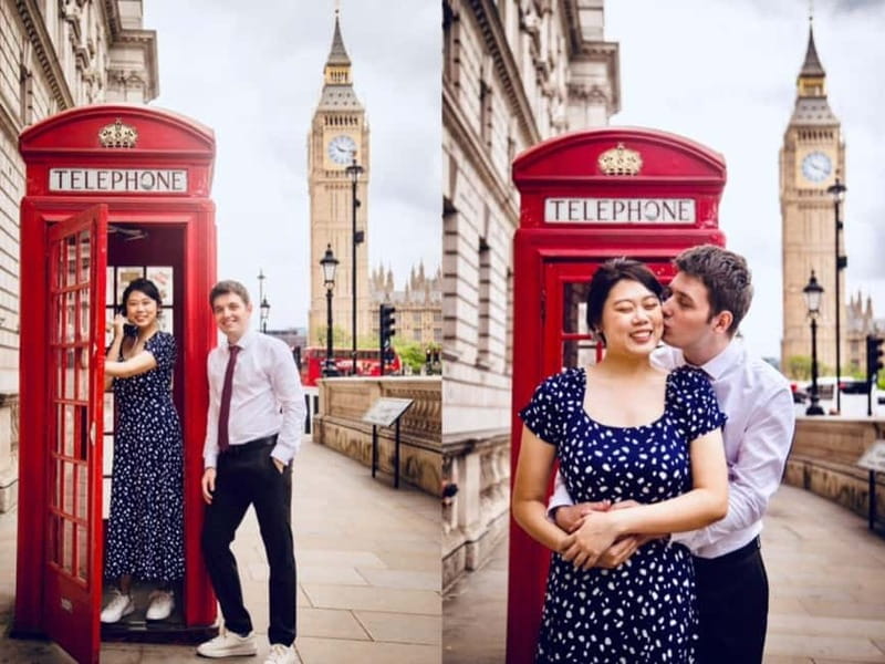 London: Private Couples Photography Session with Landmarks - How Mehr’s Pose Coaching Creates Natural Couples Photos