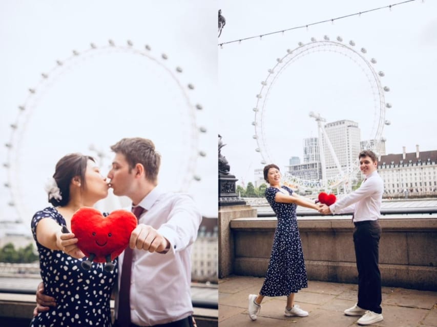 London: Private Couples Photography Session with Landmarks - 15 vs 30 Edited Photos: Choosing the Right Keepsake Size