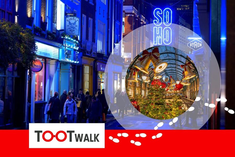 London: Tootbus Christmas Lights Tour incl walking tours - The Tootbus App, Walking Audio, and the Playlist Effect
