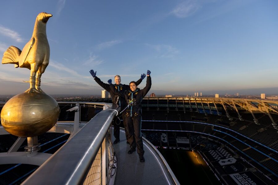 London: Tottenham Hotspur Stadium Skywalk Experience - Entering Tottenham Hotspur Stadium from the skywalk side
