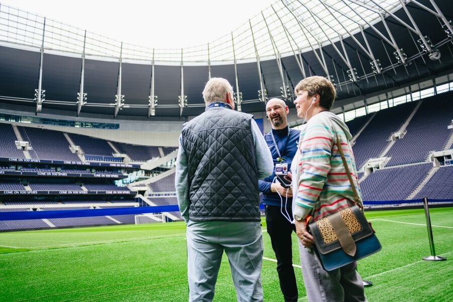 London: Tottenham Hotspur Stadium Tour - Media Areas and the Press Auditorium, Where Matchday Voices Happen