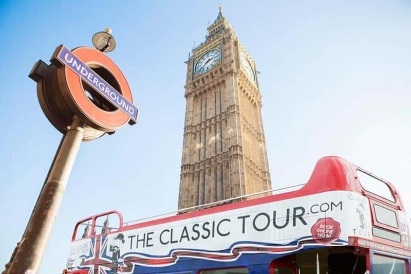 London Vintage Bus Tour: Live Comedy Sightseeing Show - Key things to know before you go