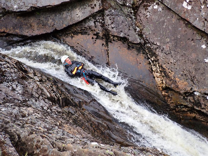 Roybridge, Lochaber: CANYONING - Laggan Canyon - Changing Robes, Hot Drinks, and the Photo Link Within 24 Hours