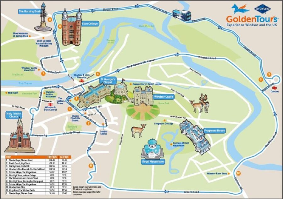 Windsor: Golden Tours Open Top Hop-on Hop-off Bus Tour - Key Highlights You’ll Actually Use